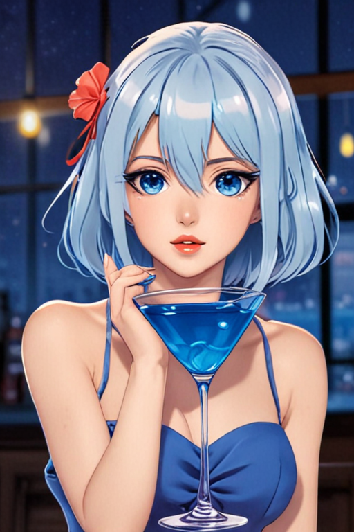 Cocktail Blue – Trà Các